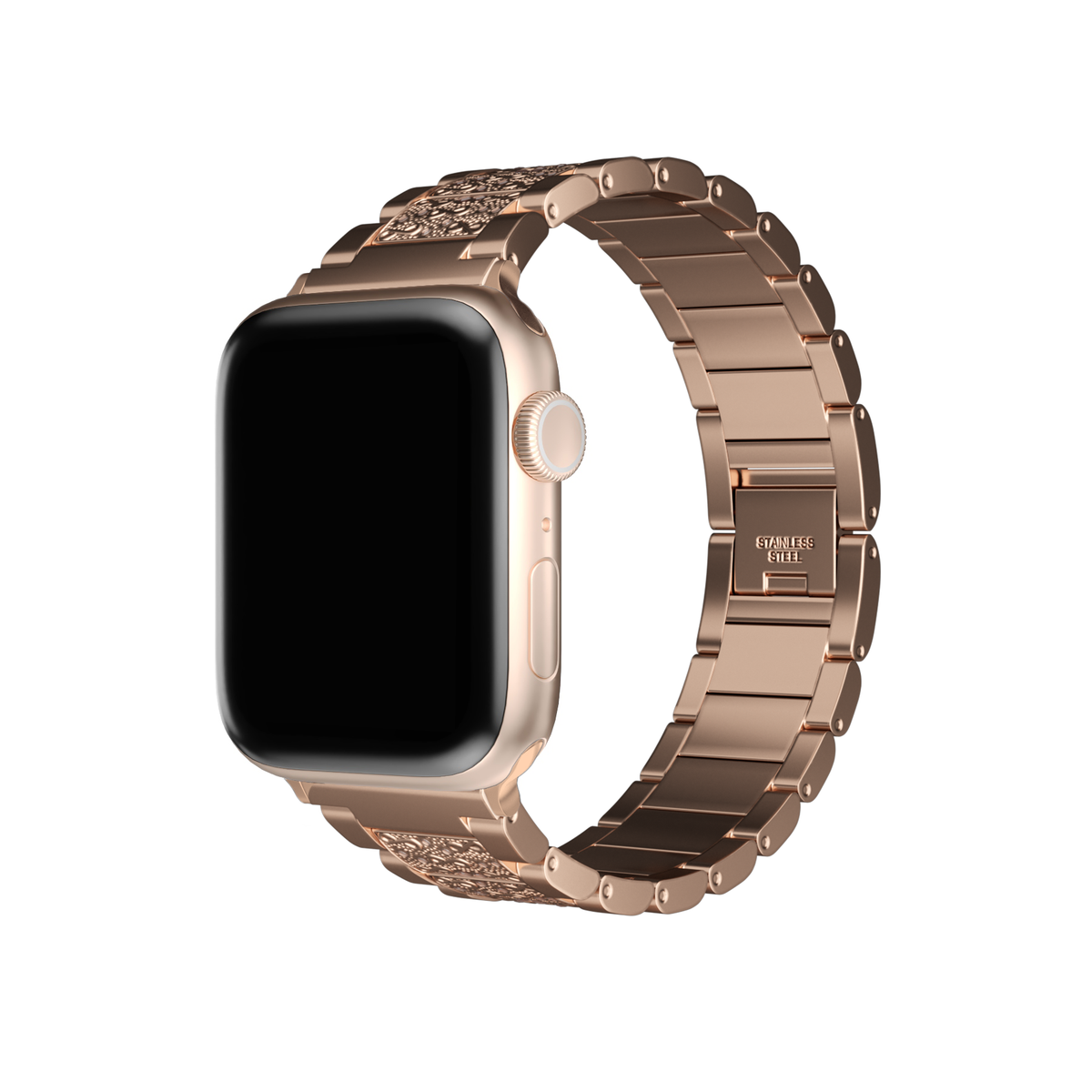 Apple Watch Uyumlu Crystal Loop Çelik Kordon Girlsnberry  bikordon