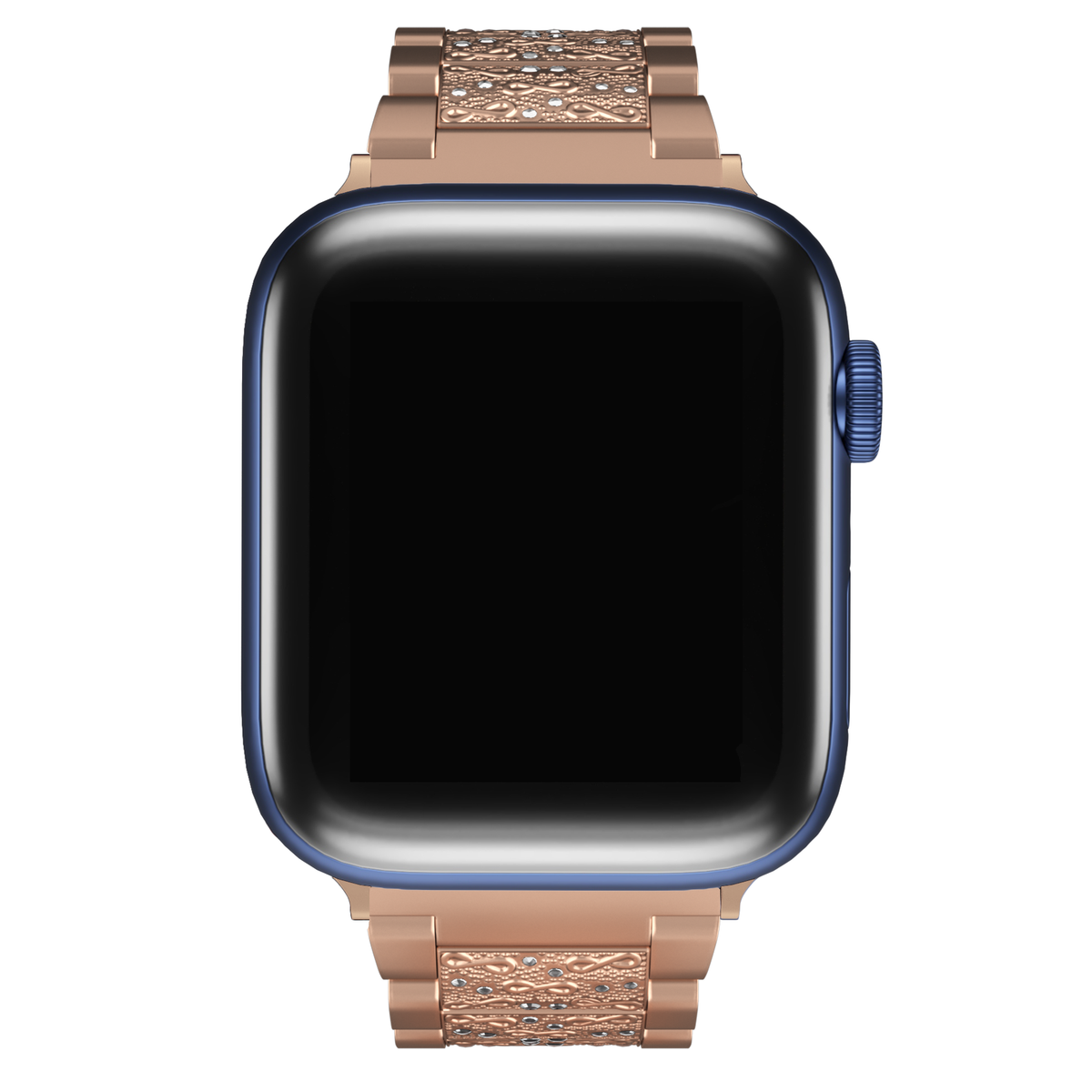 Apple Watch Uyumlu Crystal Loop Çelik Kordon Girlsnberry  bikordon