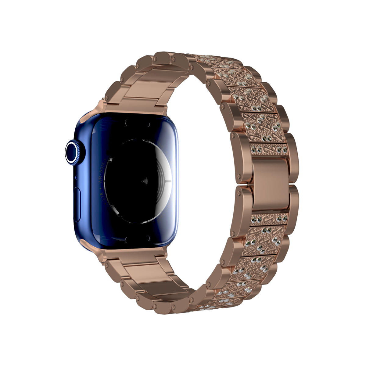 Apple Watch Uyumlu Crystal Loop Çelik Kordon Girlsnberry  bikordon