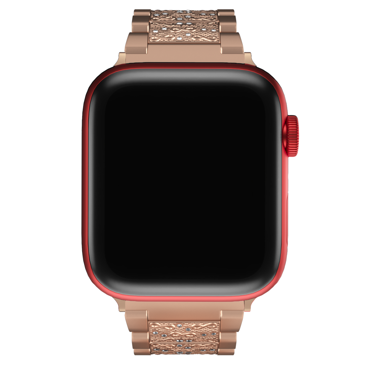 Apple Watch Uyumlu Crystal Loop Çelik Kordon Girlsnberry  bikordon