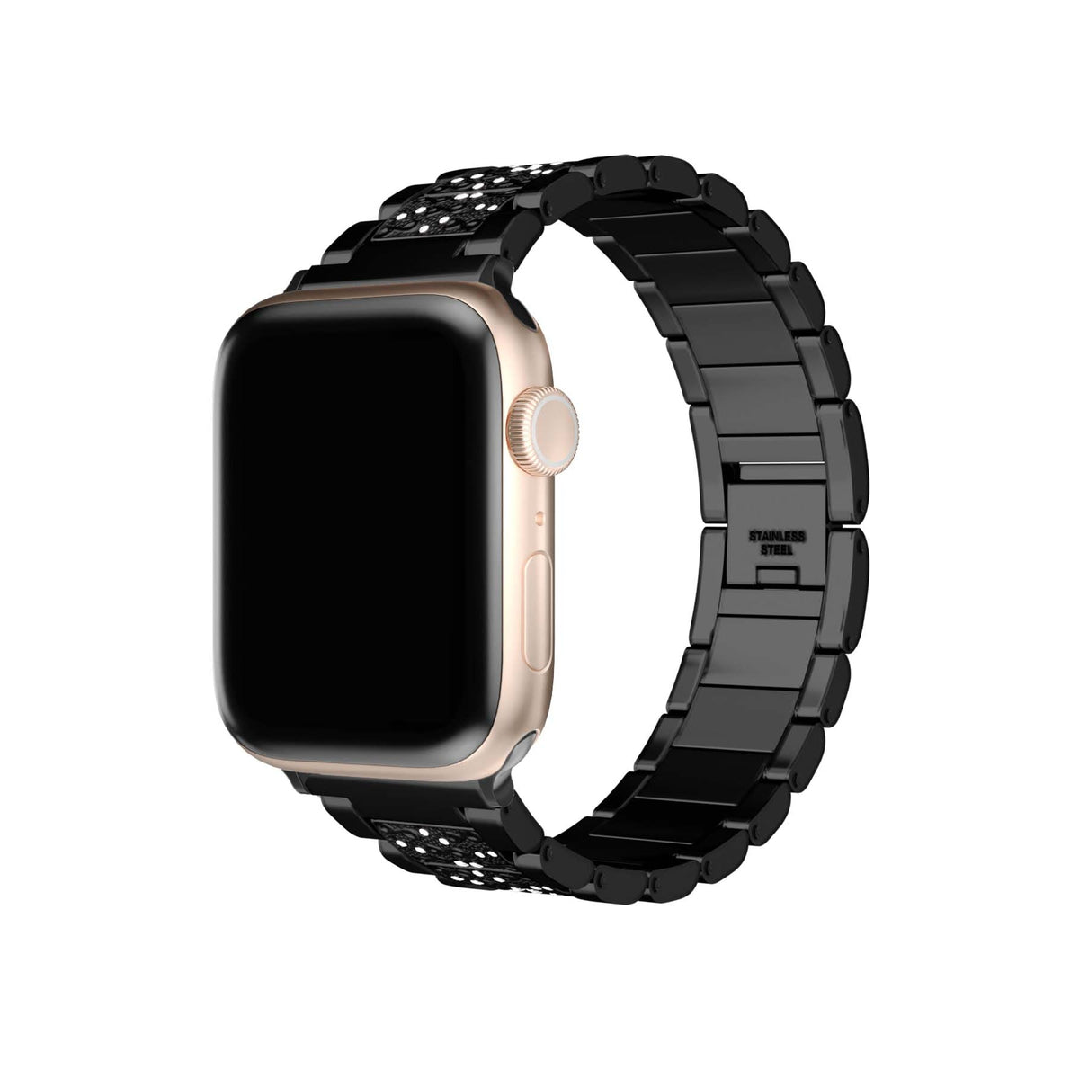 Apple Watch Uyumlu Crystal Loop Çelik Kordon İnnes  bikordon