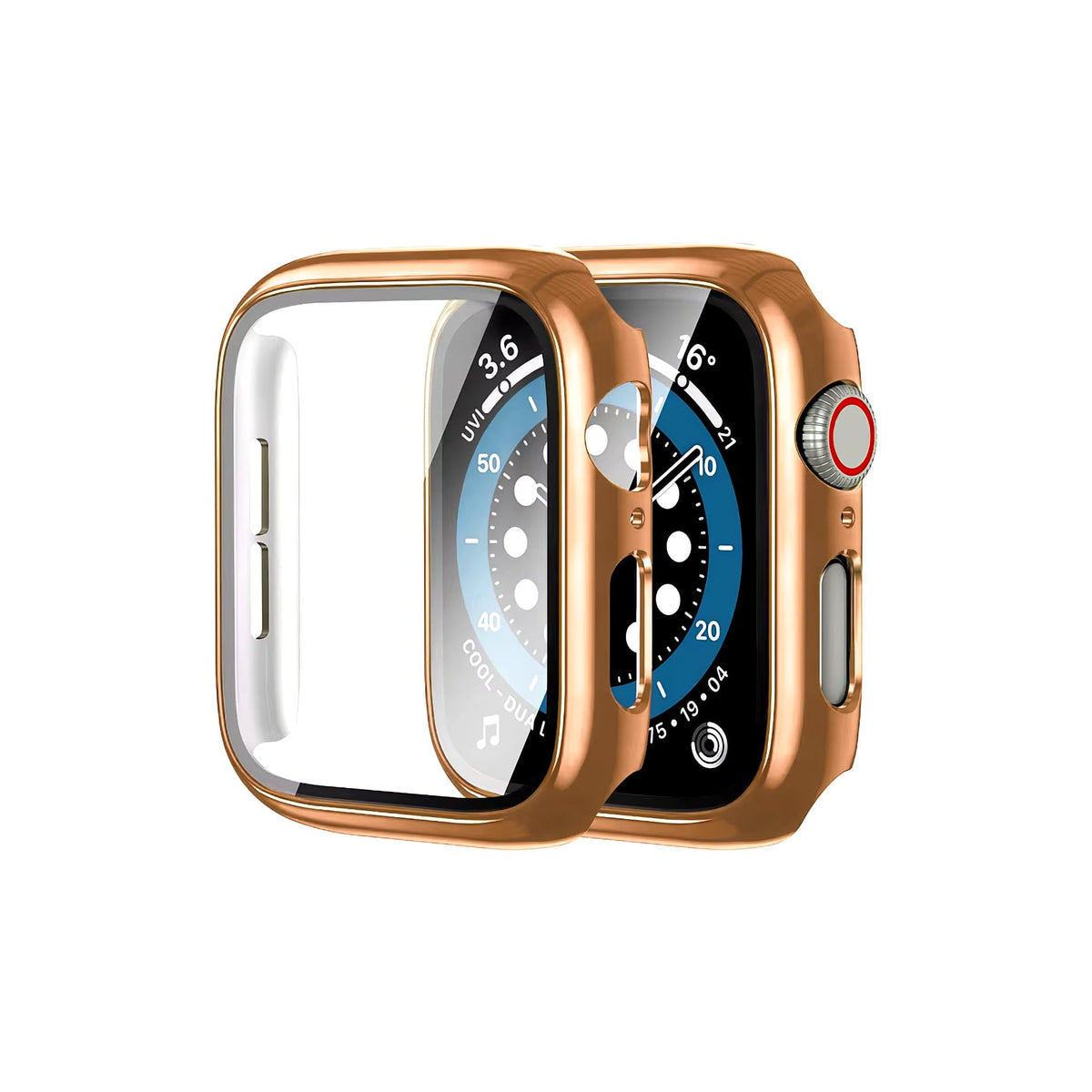 Apple Watch Uyumlu Ekran Koruyucu Bakır Kasa  bikordon