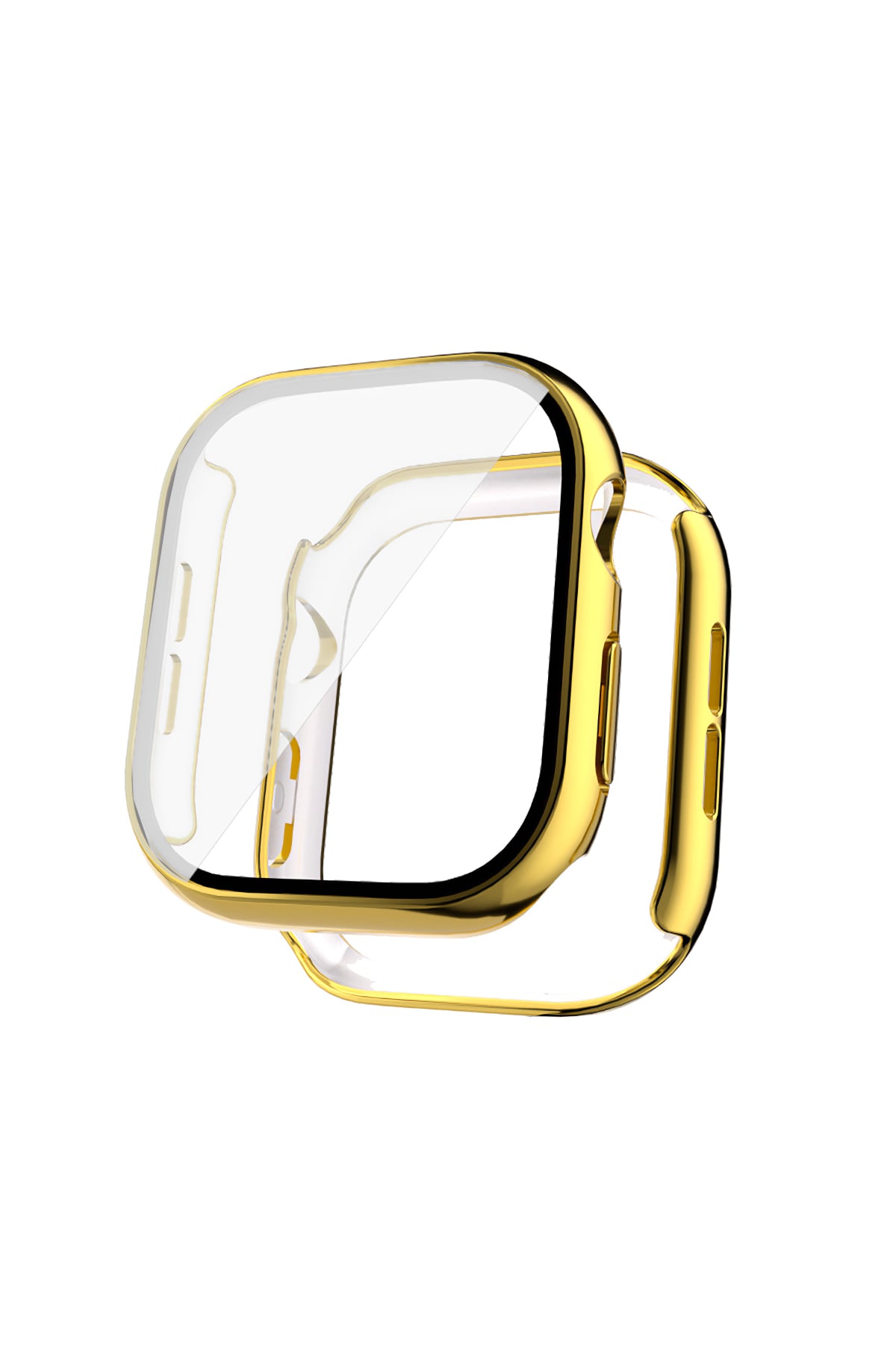 Apple Watch Uyumlu Ekran Koruyucu Gold Kasa  bikordon