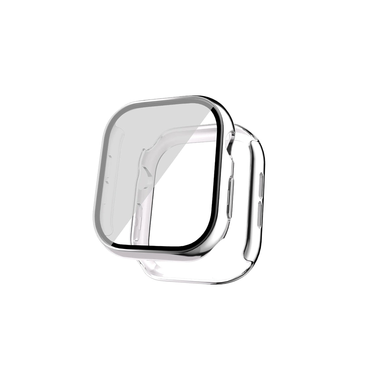 Apple Watch Uyumlu Ekran Koruyucu Gümüş Gri Kasa  bikordon