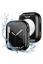 Apple Watch Uyumlu Ekran Koruyucu Kasa Suya Dayanıklı Jet Black bikordon