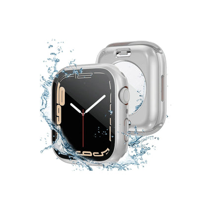 Apple Watch Uyumlu Ekran Koruyucu Kasa Suya Dayanıklı Silver bikordon