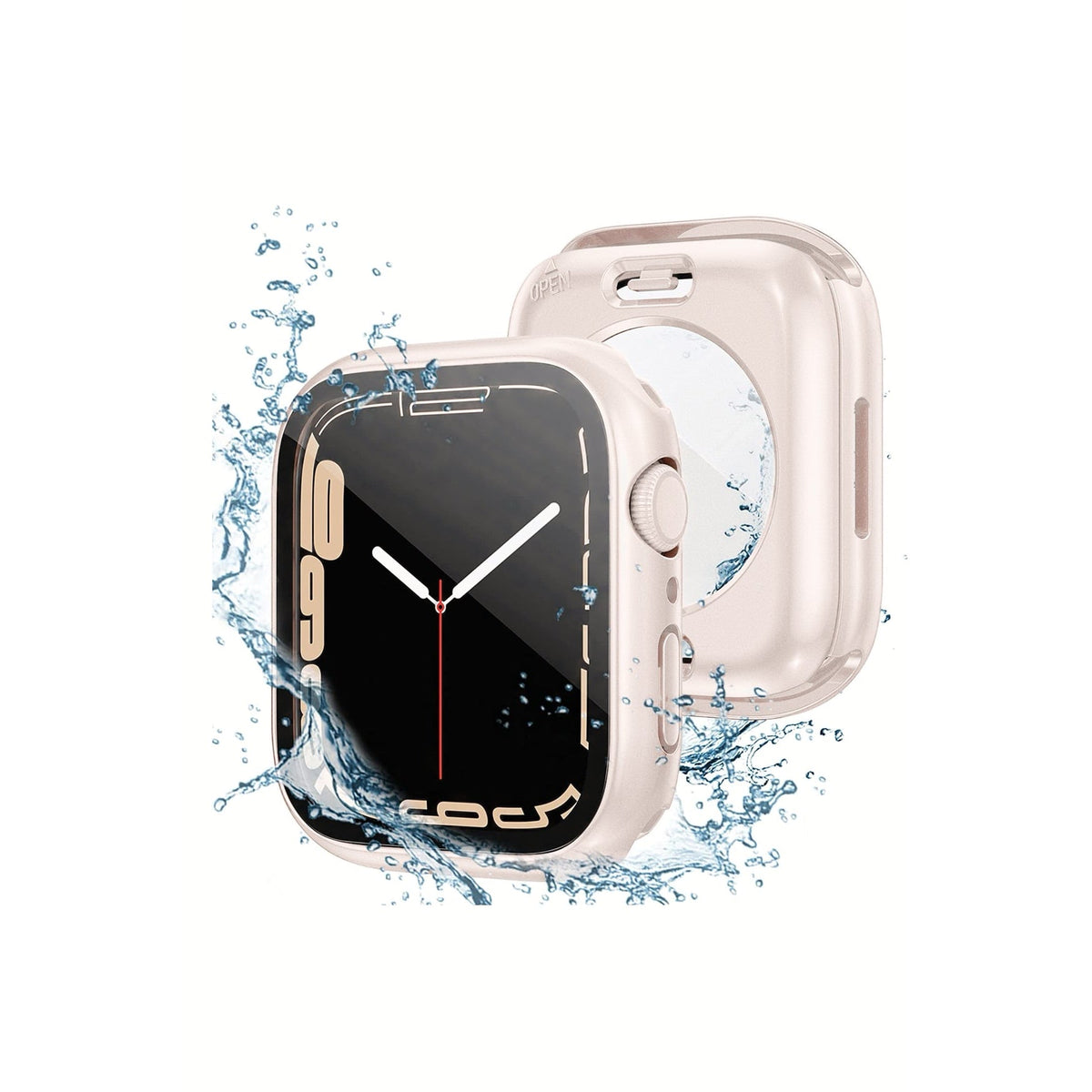 Apple Watch Uyumlu Ekran Koruyucu Kasa Suya Dayanıklı Tearose bikordon