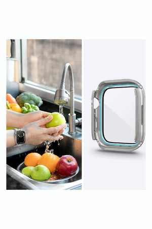Apple Watch Uyumlu Ekran Koruyucu Kasa Suya Dayanıklı Titan bikordon