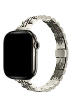 Apple Watch Uyumlu Elegance Çelik Kordon Mat Starlight bikordon