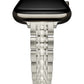 Apple Watch Uyumlu Elegance Çelik Kordon Mat Starlight bikordon