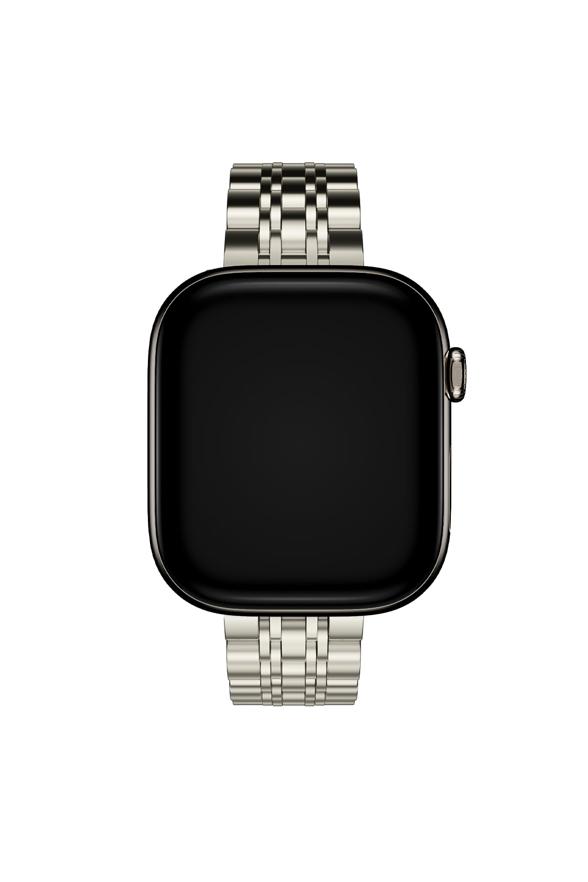 Apple Watch Uyumlu Elegance Çelik Kordon Mat Starlight bikordon