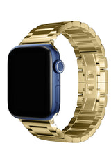 Apple Watch Uyumlu Gloss Loop Çelik Kordon Gold