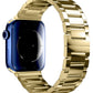 Apple Watch Compatible Gloss Loop Steel Band Gold 