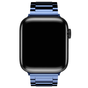 Apple Watch Uyumlu Gloss Loop Çelik Kordon Mavi  bikordon
