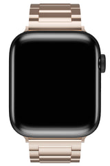 Apple Watch Uyumlu Gloss Loop Çelik Kordon Rose Gold