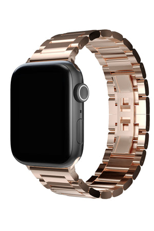 Apple Watch Compatible Gloss Loop Steel Band Rose Gold 
