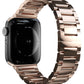 Apple Watch Uyumlu Gloss Loop Çelik Kordon Rose Gold  bikordon