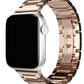 Apple Watch Uyumlu Gloss Loop Çelik Kordon Rose Gold  bikordon