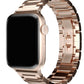 Apple Watch Uyumlu Gloss Loop Çelik Kordon Rose Gold  bikordon
