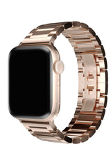 Apple Watch Uyumlu Gloss Loop Çelik Kordon Rose Gold