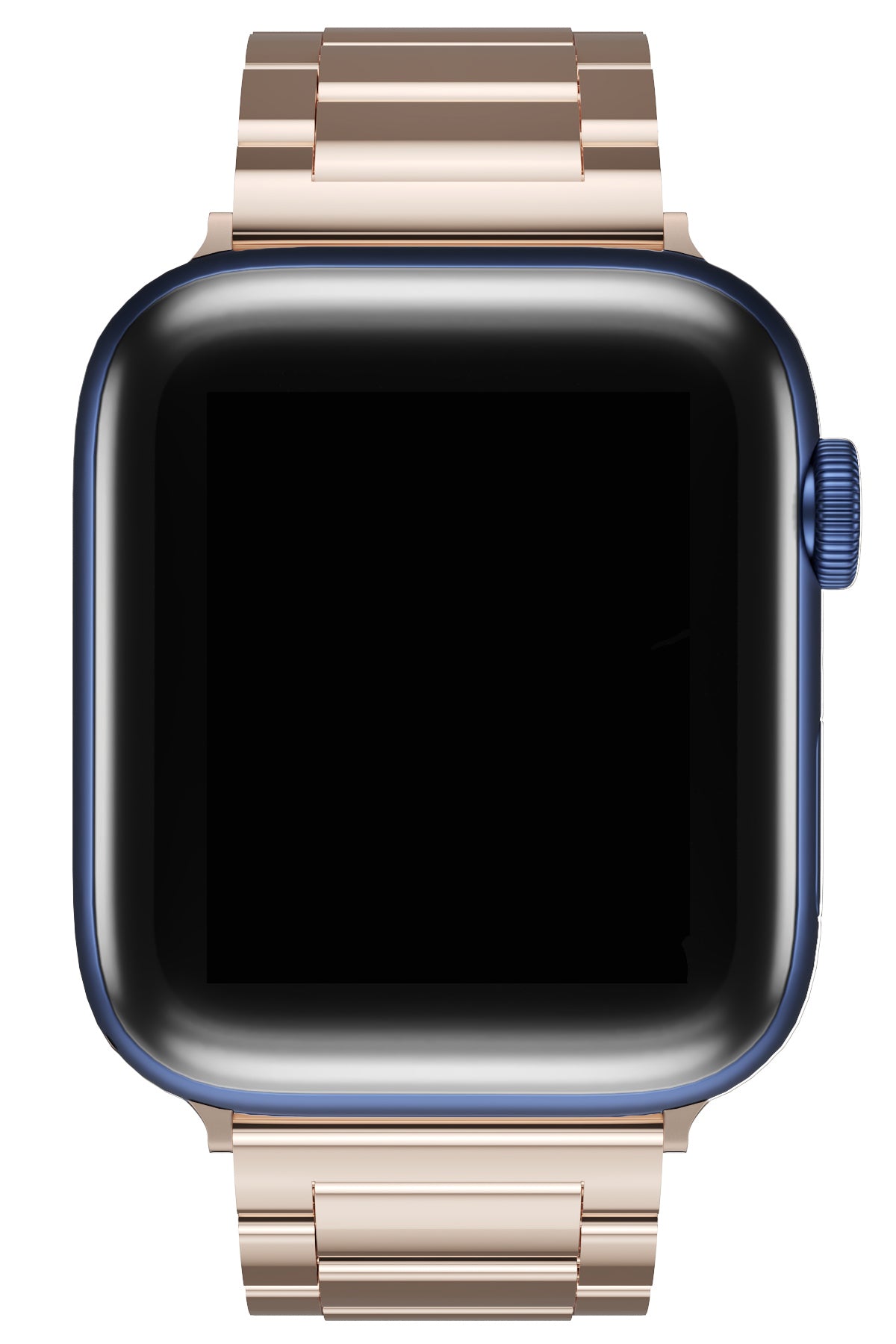 Apple Watch Uyumlu Gloss Loop Çelik Kordon Rose Gold  bikordon