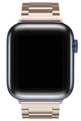 Apple Watch Uyumlu Gloss Loop Çelik Kordon Rose Gold