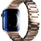 Apple Watch Uyumlu Gloss Loop Çelik Kordon Rose Gold  bikordon