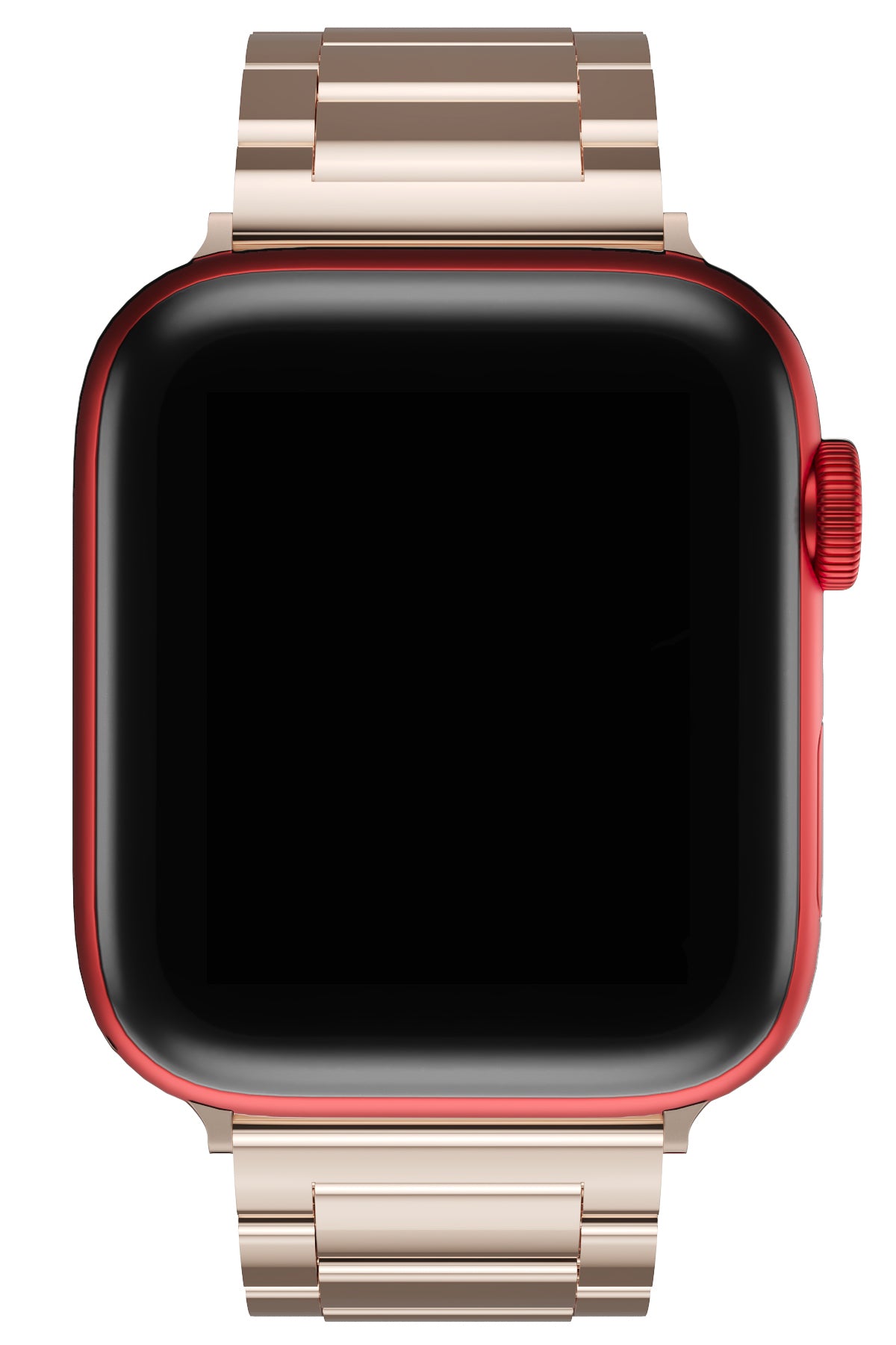 Apple Watch Uyumlu Gloss Loop Çelik Kordon Rose Gold  bikordon