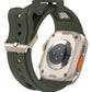 Apple Watch Uyumlu Hexagon Loop Silikon Kordon Yeşil  bikordon