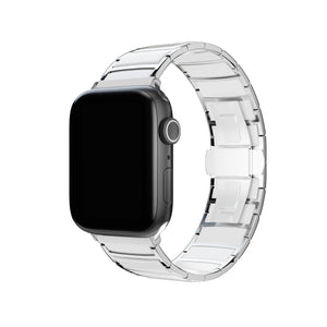 Apple Watch Uyumlu Çelik Seramik Luna Loop Kordon Havlit  bikordon