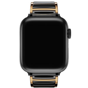 Apple Watch Uyumlu Çelik Seramik Luna Loop Kordon Kuvars  bikordon