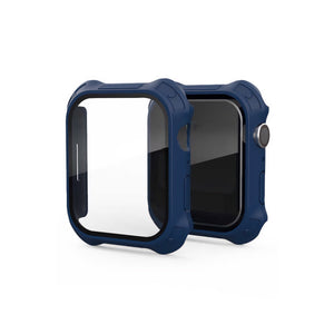 Apple Watch Uyumlu Köşe Korumalı Ekran Koruyucu Kasa Maya  bikordon