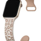 Apple Watch Uyumlu Leoline Silikon Spor Kordon Cocoa Snow bikordon
