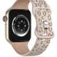 Apple Watch Uyumlu Leoline Silikon Spor Kordon Cocoa Snow bikordon