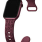 Apple Watch Uyumlu Leoline Silikon Spor Kordon Merlot bikordon