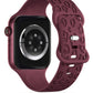 Apple Watch Uyumlu Leoline Silikon Spor Kordon Merlot bikordon
