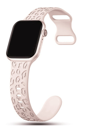 Apple Watch Uyumlu Leoline Silikon Spor Kordon Roselle bikordon