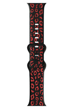 Apple Watch Uyumlu Leoline Silikon Spor Kordon Rosso bikordon