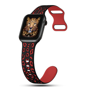 Apple Watch Uyumlu Leoline Silikon Spor Kordon Rosso bikordon