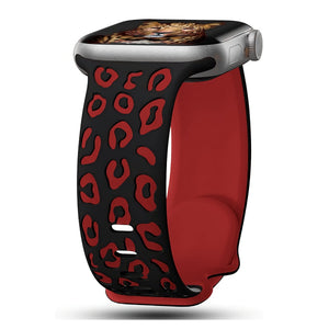 Apple Watch Uyumlu Leoline Silikon Spor Kordon Rosso bikordon