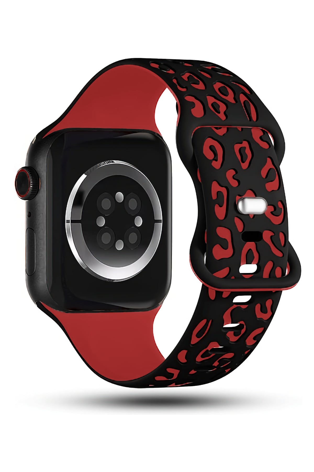 Apple Watch Uyumlu Leoline Silikon Spor Kordon Rosso bikordon