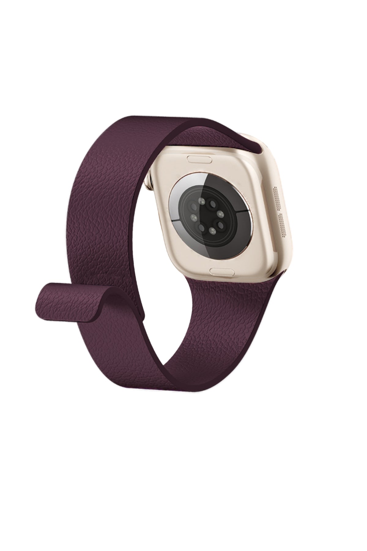 Apple Watch Uyumlu MagFlex Manyetik Silikon Kordon Amaranth bikordon