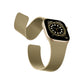 Apple Watch Uyumlu MagFlex Manyetik Silikon Kordon Latte bikordon