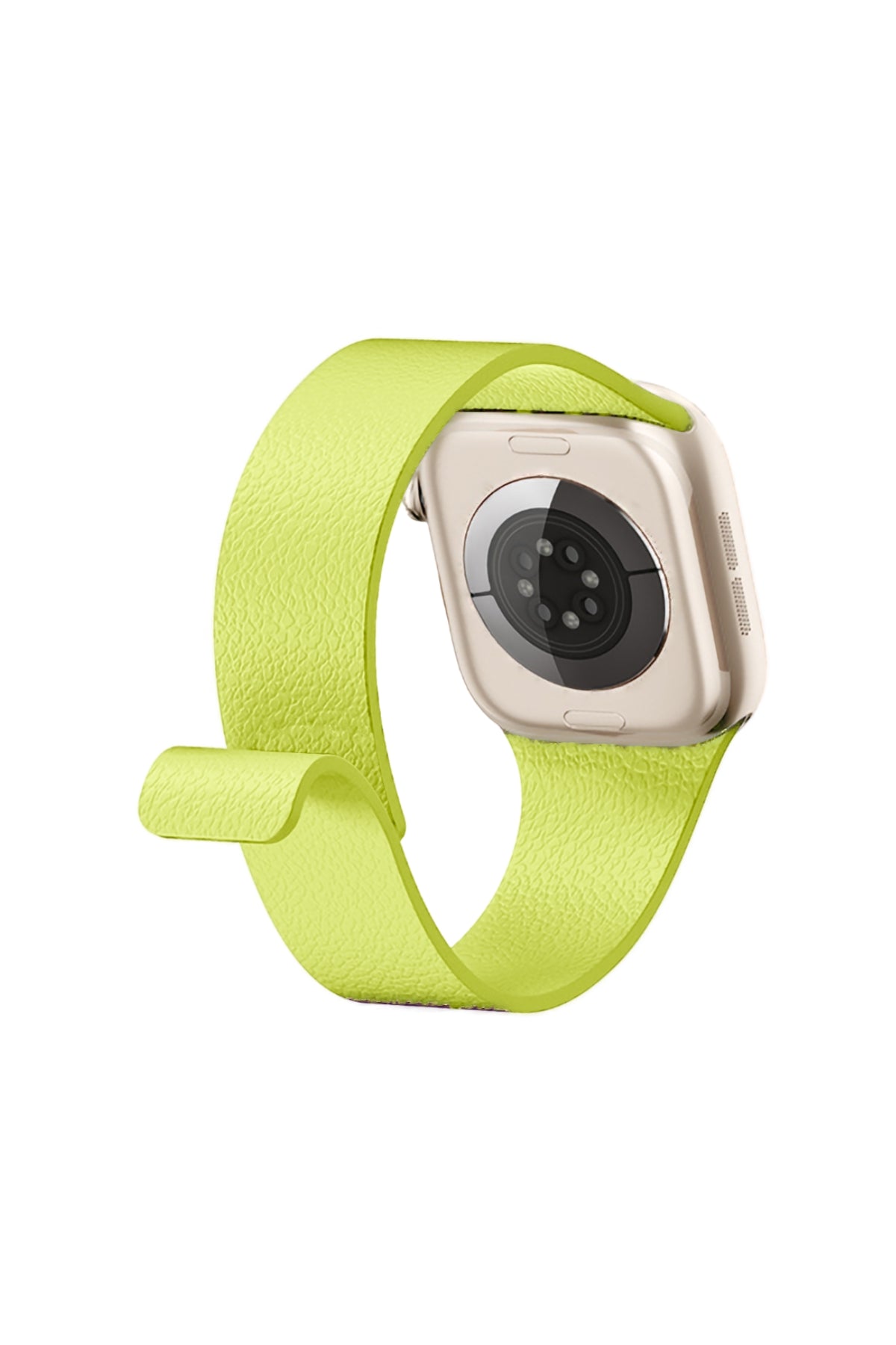 Apple Watch Uyumlu MagFlex Manyetik Silikon Kordon Limeburst bikordon