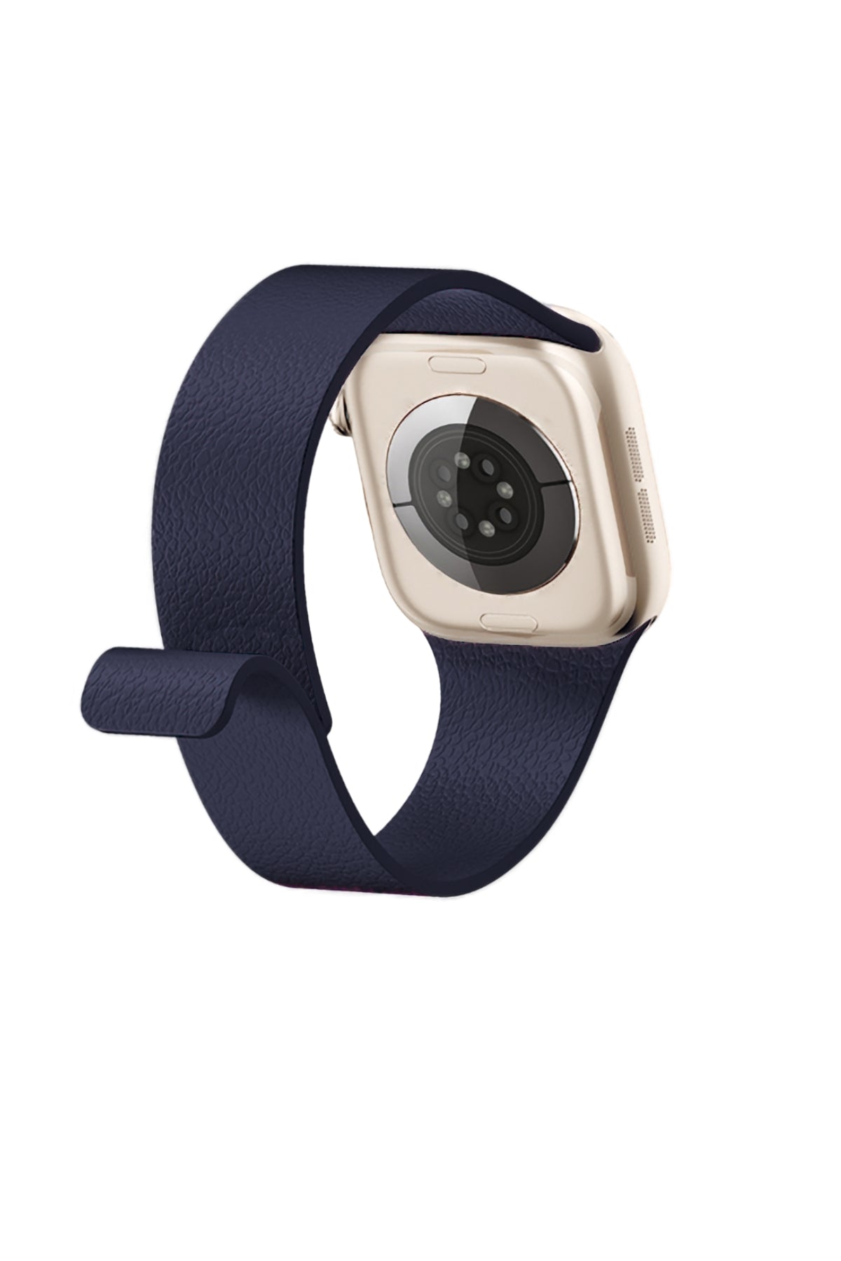 Apple Watch Uyumlu MagFlex Manyetik Silikon Kordon Midblue bikordon