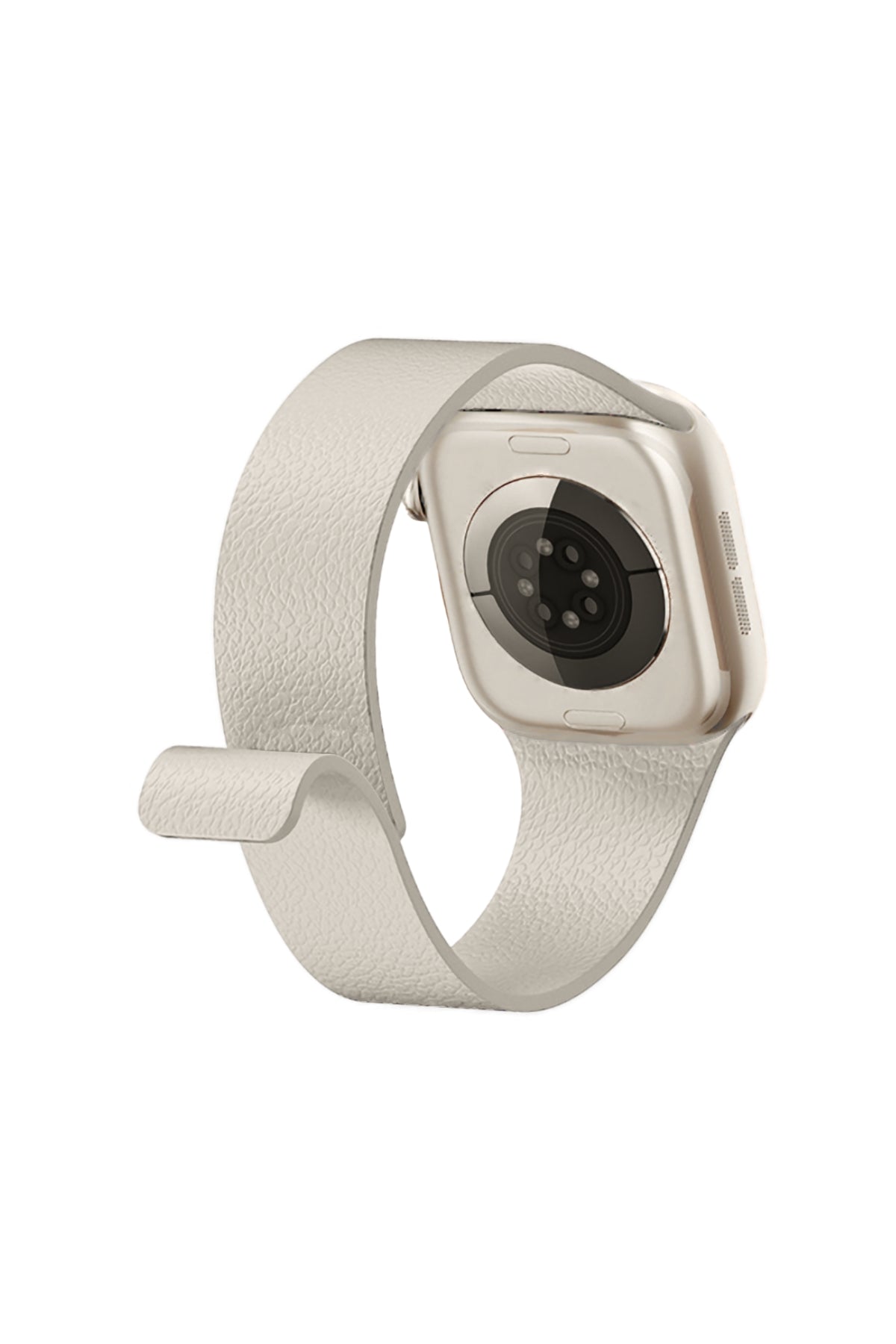 Apple Watch Uyumlu MagFlex Manyetik Silikon Kordon Starlight bikordon