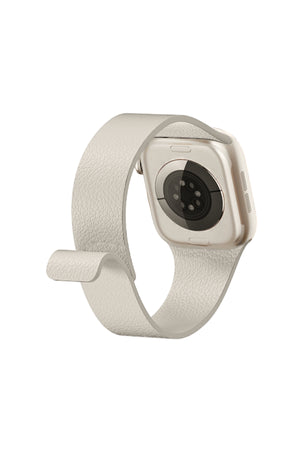 Apple Watch Uyumlu MagFlex Manyetik Silikon Kordon Starlight bikordon