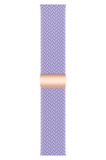 Apple Watch Uyumlu Manyetik Tokalı Örgü Loop Kordon Misty Lavender bikordon