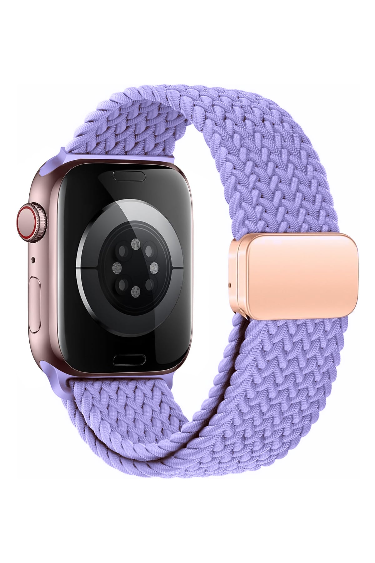 Apple Watch Uyumlu Manyetik Tokalı Örgü Loop Kordon Misty Lavender bikordon