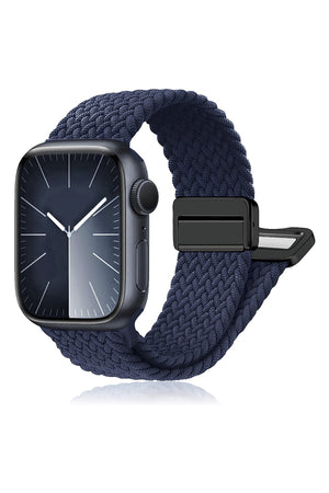 Apple Watch Uyumlu Manyetik Tokalı Örgü Loop Kordon Nocturne bikordon